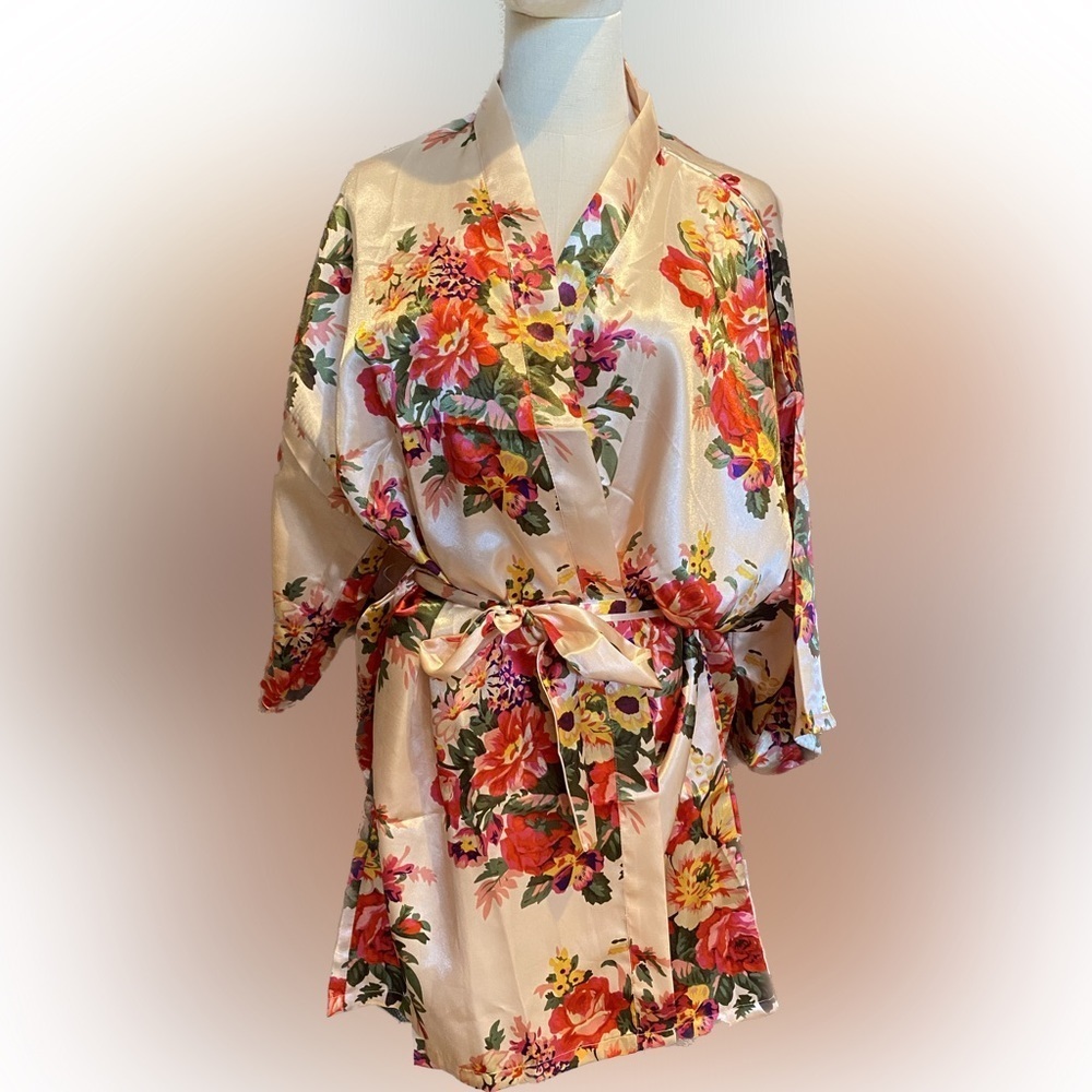 FLORAL KIMONO/Robe size S